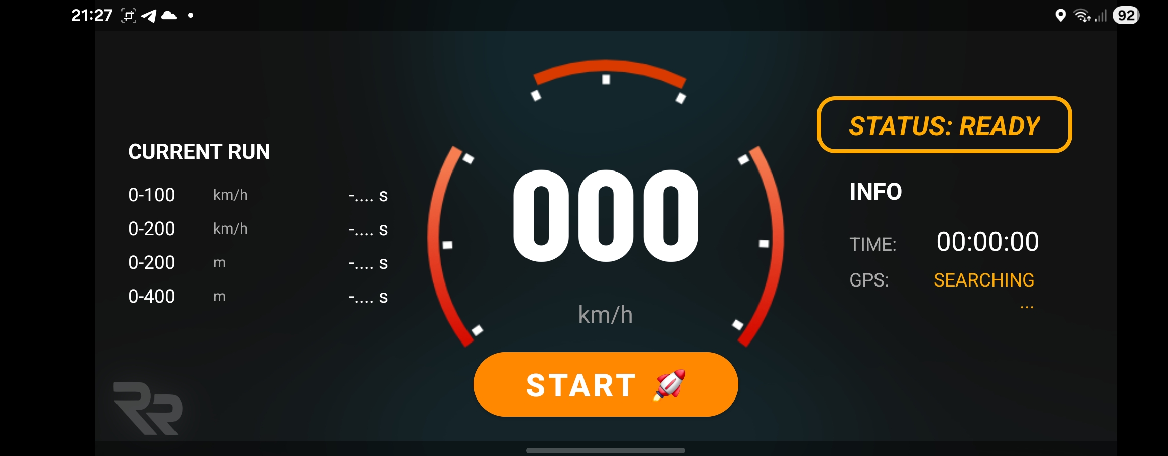 RRDash drag race timer